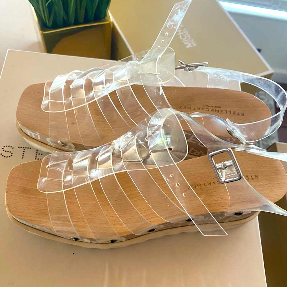 COPY - Stella McCartney clear platform sandals,  fantastic condition.